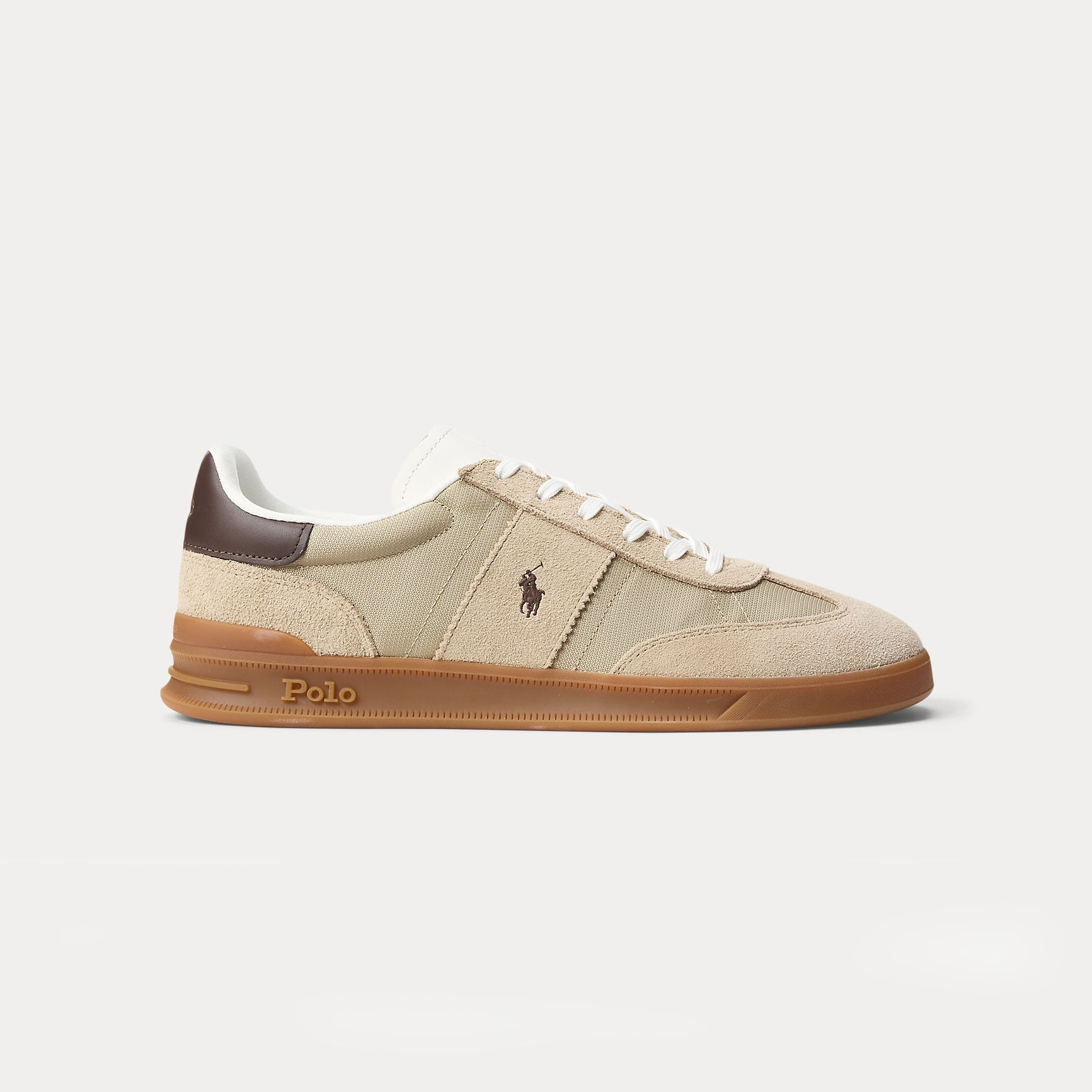 担々麺 POLO Ralph Lauren Polo Ralph Lauren HRT AERA PP Mens Court Trainers Milkshake/Dark