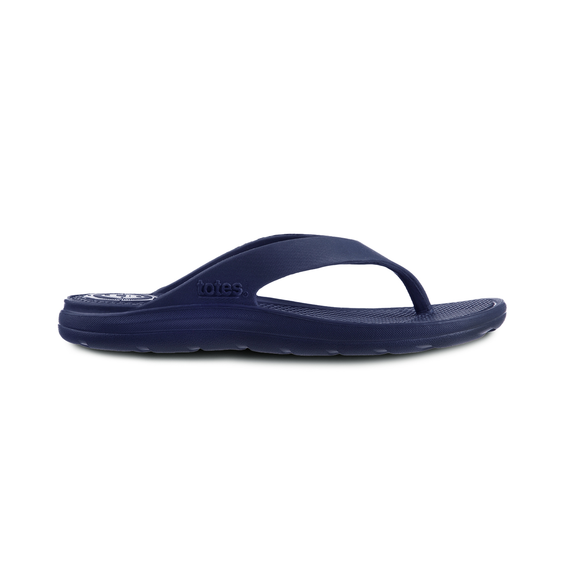 Totes Sol Bounce 0350 Womens Toe-Post Sandals Navy