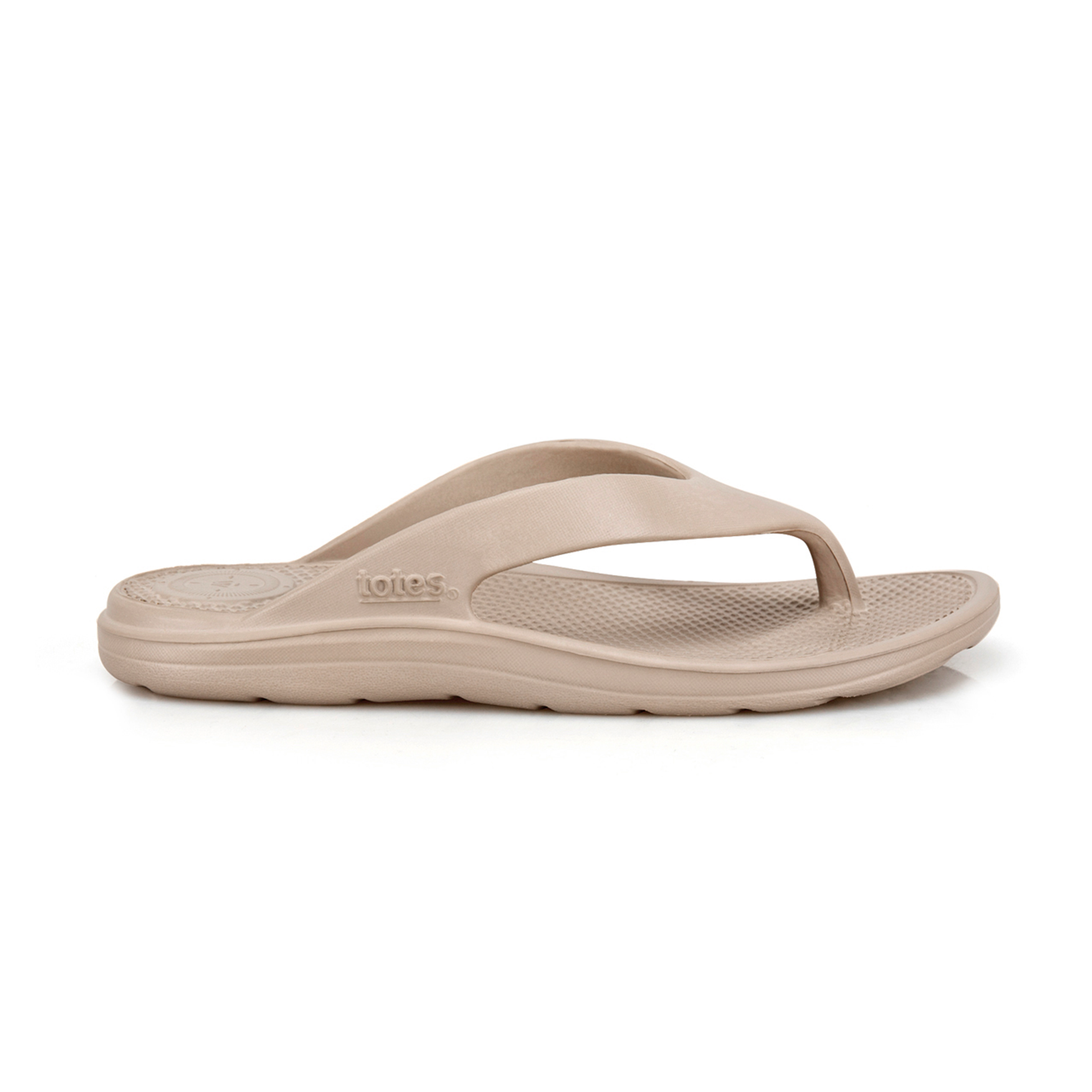 Totes Sol Bounce 0350 Womens Toe-Post Sandals Taupe