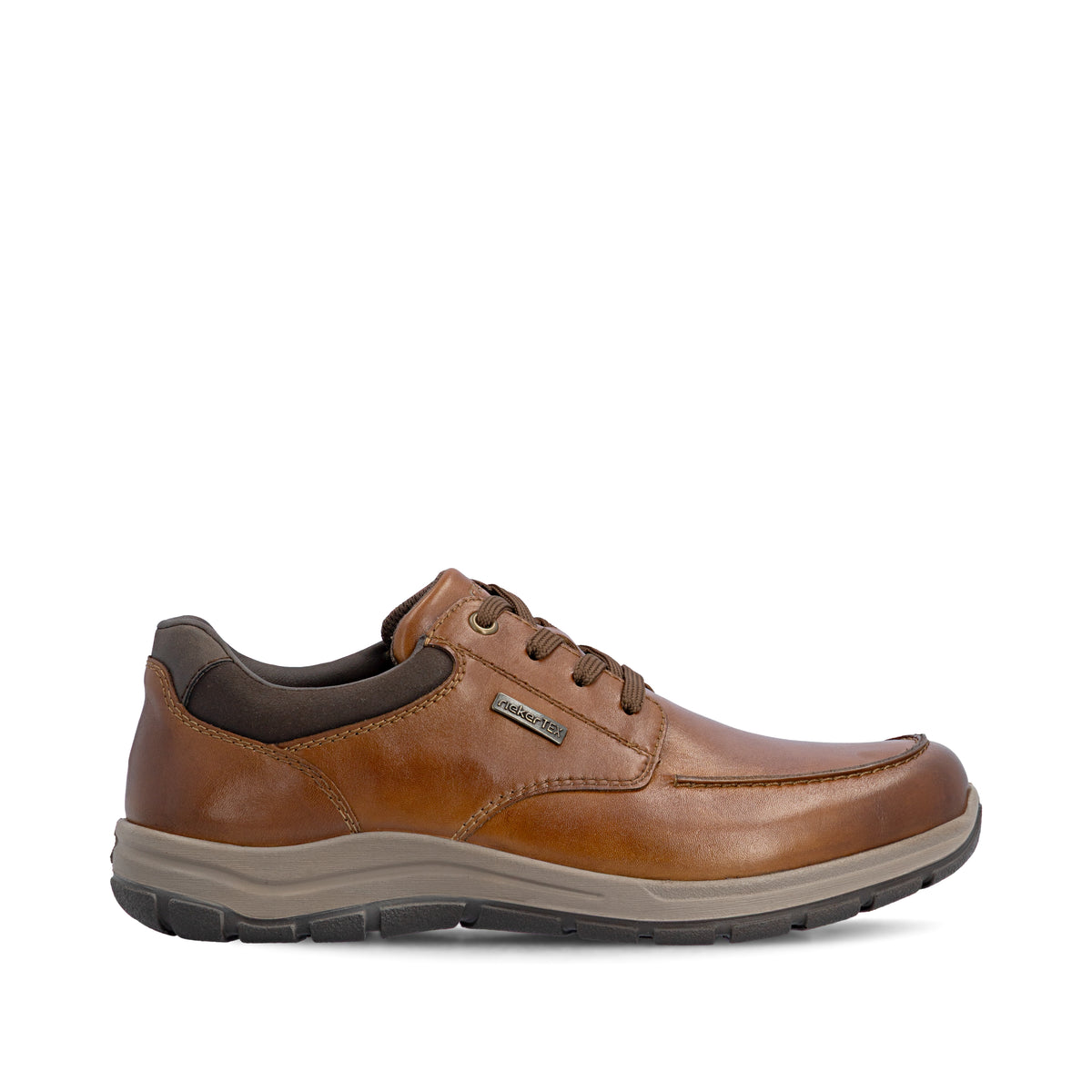 Rieker 03607 Mens Lace-Up Shoes Nutmeg/Brown/Dark Brown