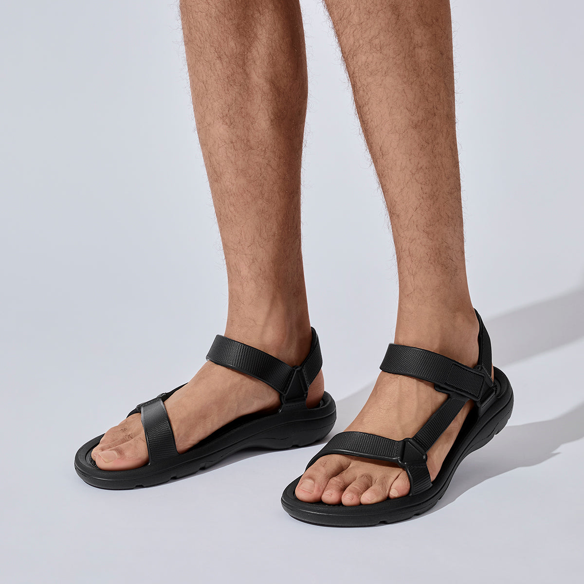 Totes Sol Bounce 0368 Mens Hiking & Trail Sandals Black