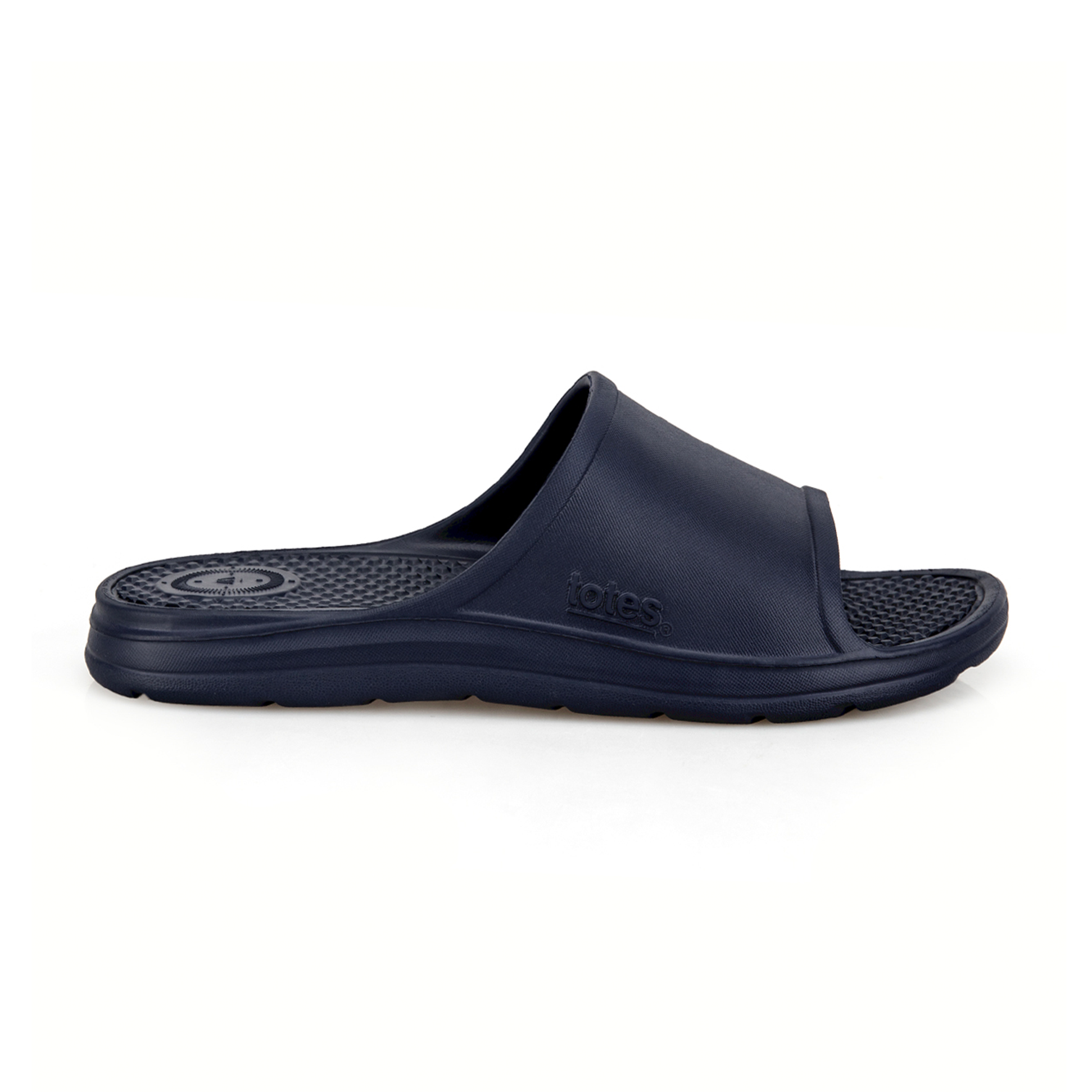 Totes Sol Bounce 0371P Mens Sliders Navy