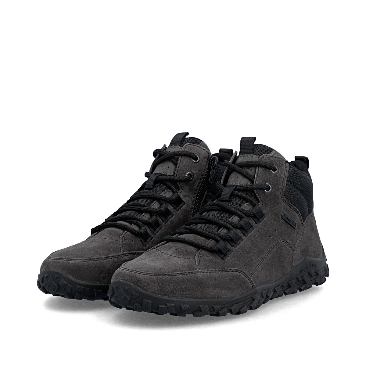 Rieker 08102 Mens Ankle Boots Asphalt/Black/Granite