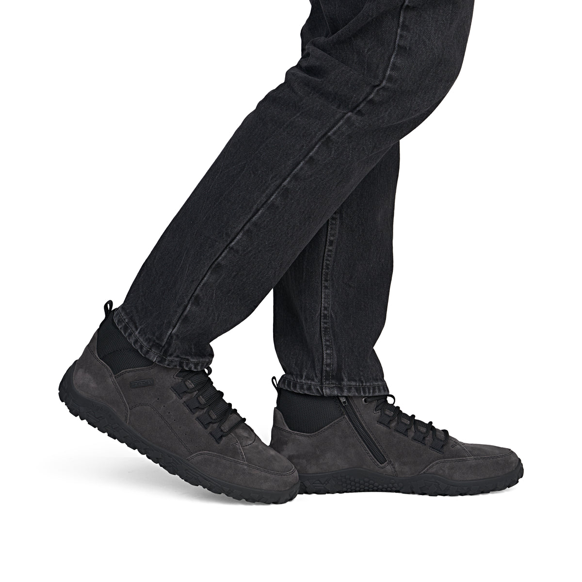 Rieker 08102 Mens Ankle Boots Asphalt/Black/Granite