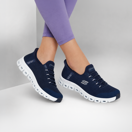Skechers GLIDE-STEP PURSUIT Womens Trainers Navy