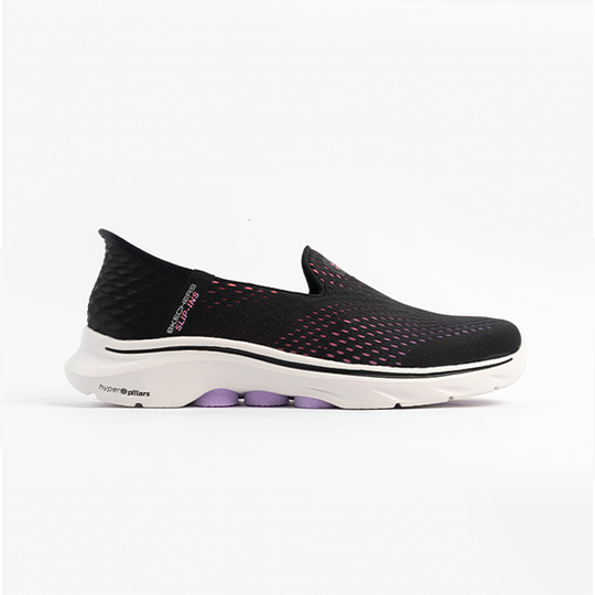 Skechers GO WALK 7 KATNISS Womens Trainers Black/Multi