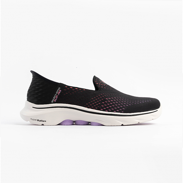 Skechers GO WALK 7 KATNISS Womens Trainers Black/Multi