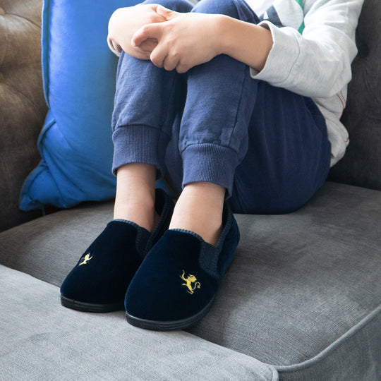 Sleepers KYLE Boys Full Slippers Navy