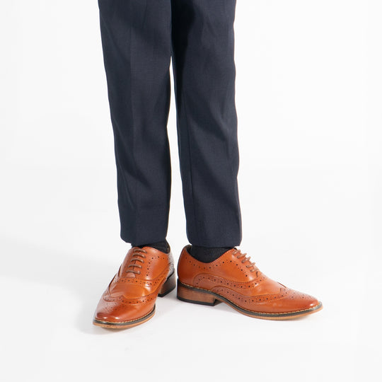 Goor TOMMY JNR Boys Oxford Brogues Tan