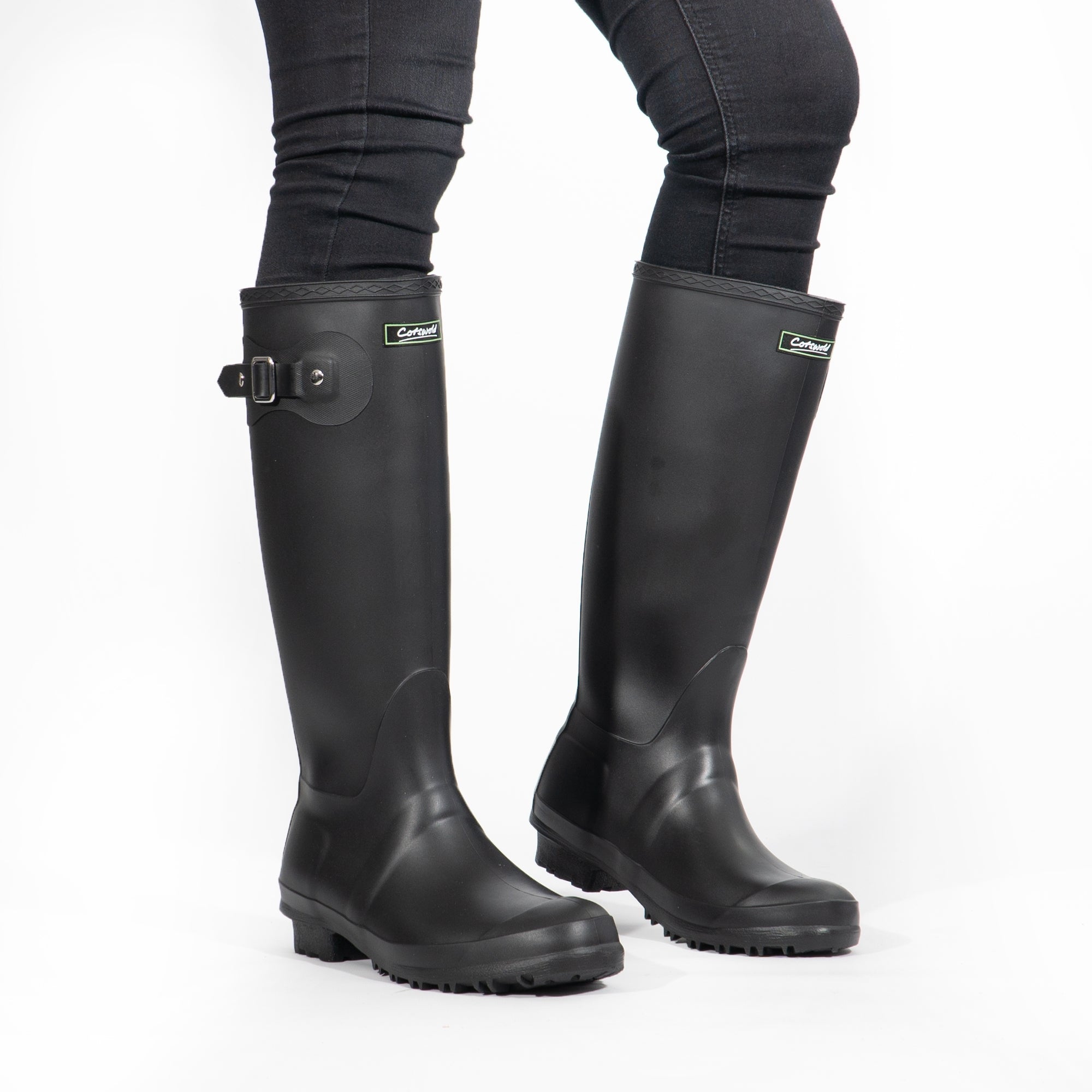 Cotswold SANDRINGHAM Womens Wellington Boots Black