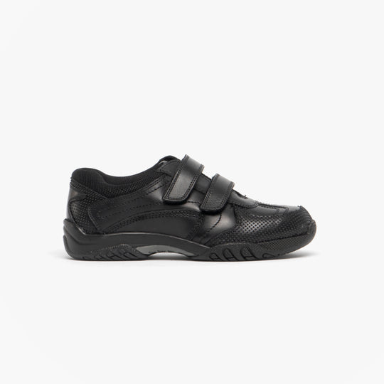 Hush Puppies JEZZA Boys Leather School Shoes Black