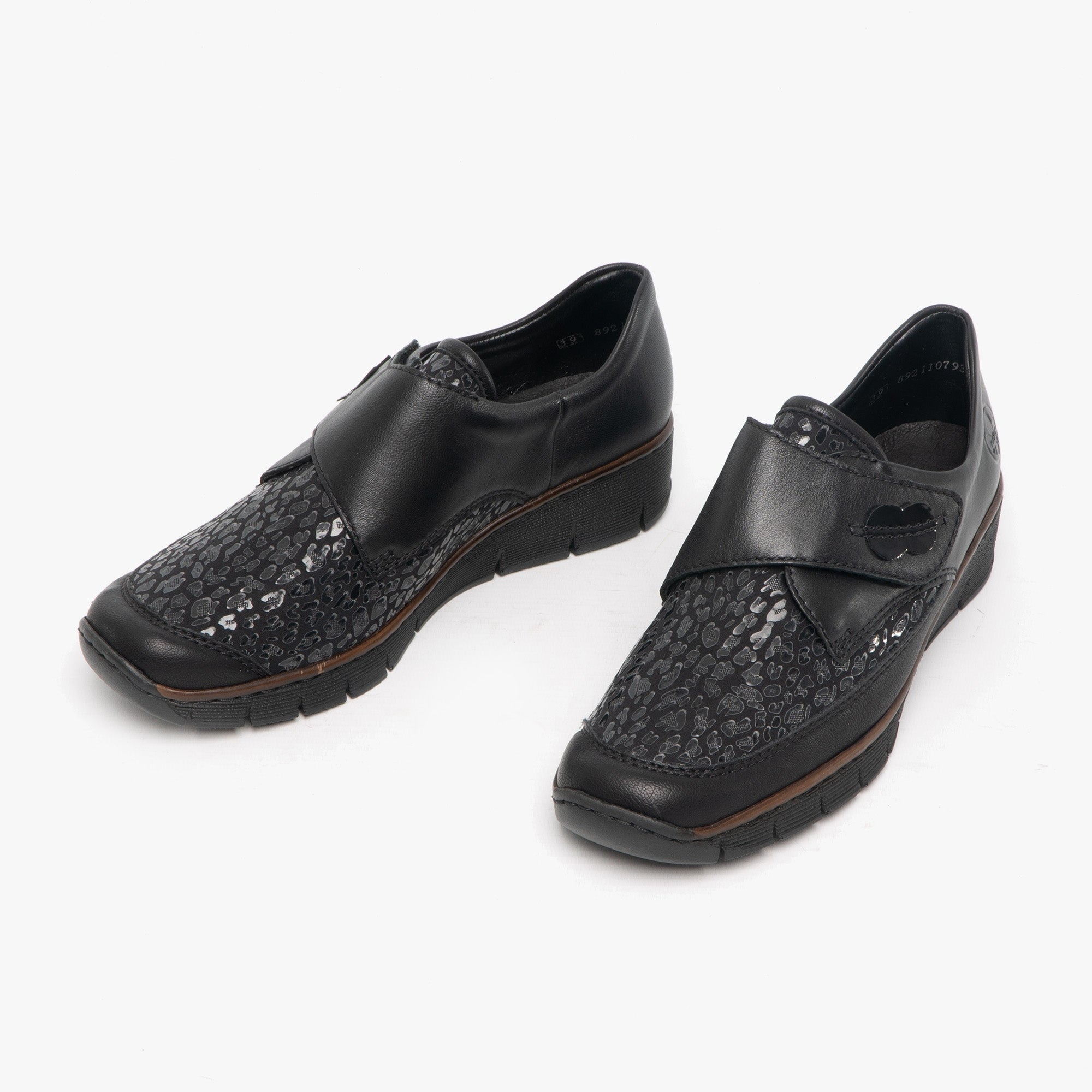 Rieker 537C0-00 Womens Shoes Black