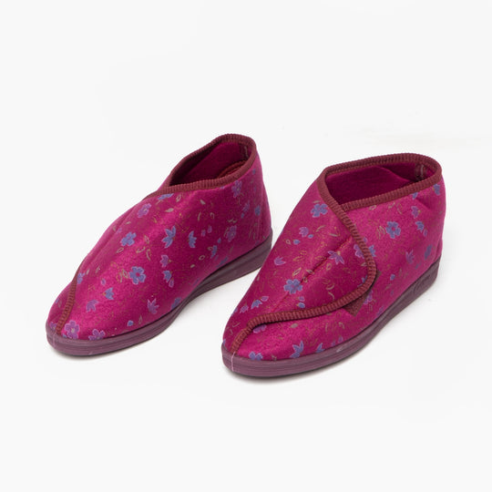 Comfylux ANDREA Womens Slipper Boots Red