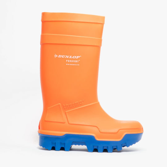 Dunlop PUROFORT Mens Safety Wellington Boots Orange