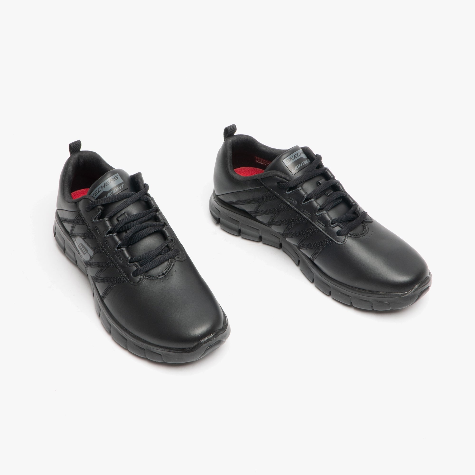 Skechers Work 76576EC SURE TRACK ERATH SR Womens Occupational Shoes Black