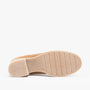 Barbour KEREN Womens Leather Chelsea Boots Tan bottom view with rubber sole detailing
