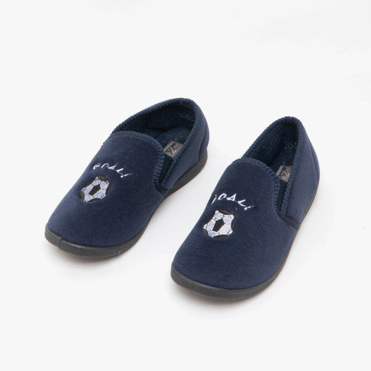 Zedzzz MIDFIELD Boys Full Slippers Navy
