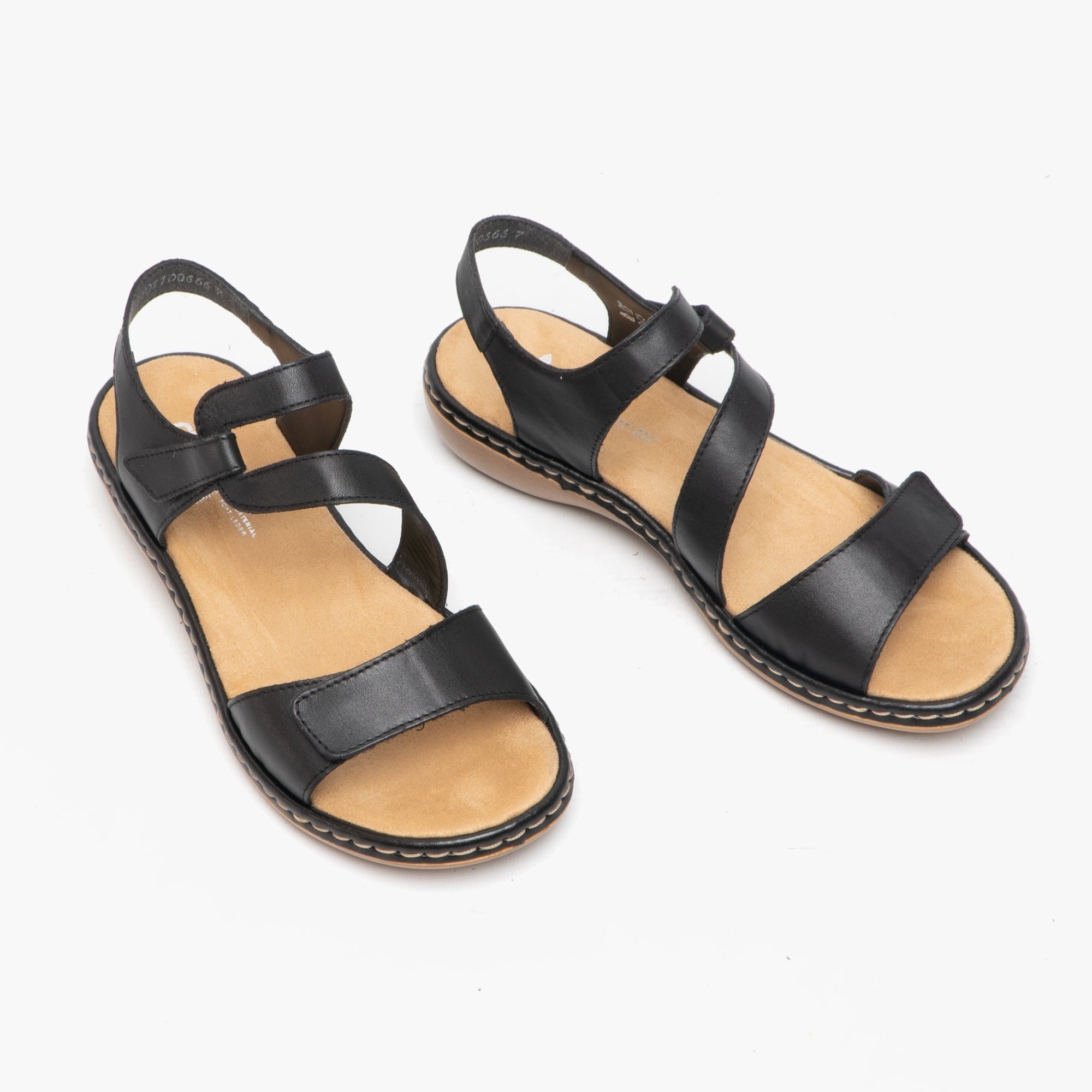 Rieker 659C7-00 Womens Sandals Black