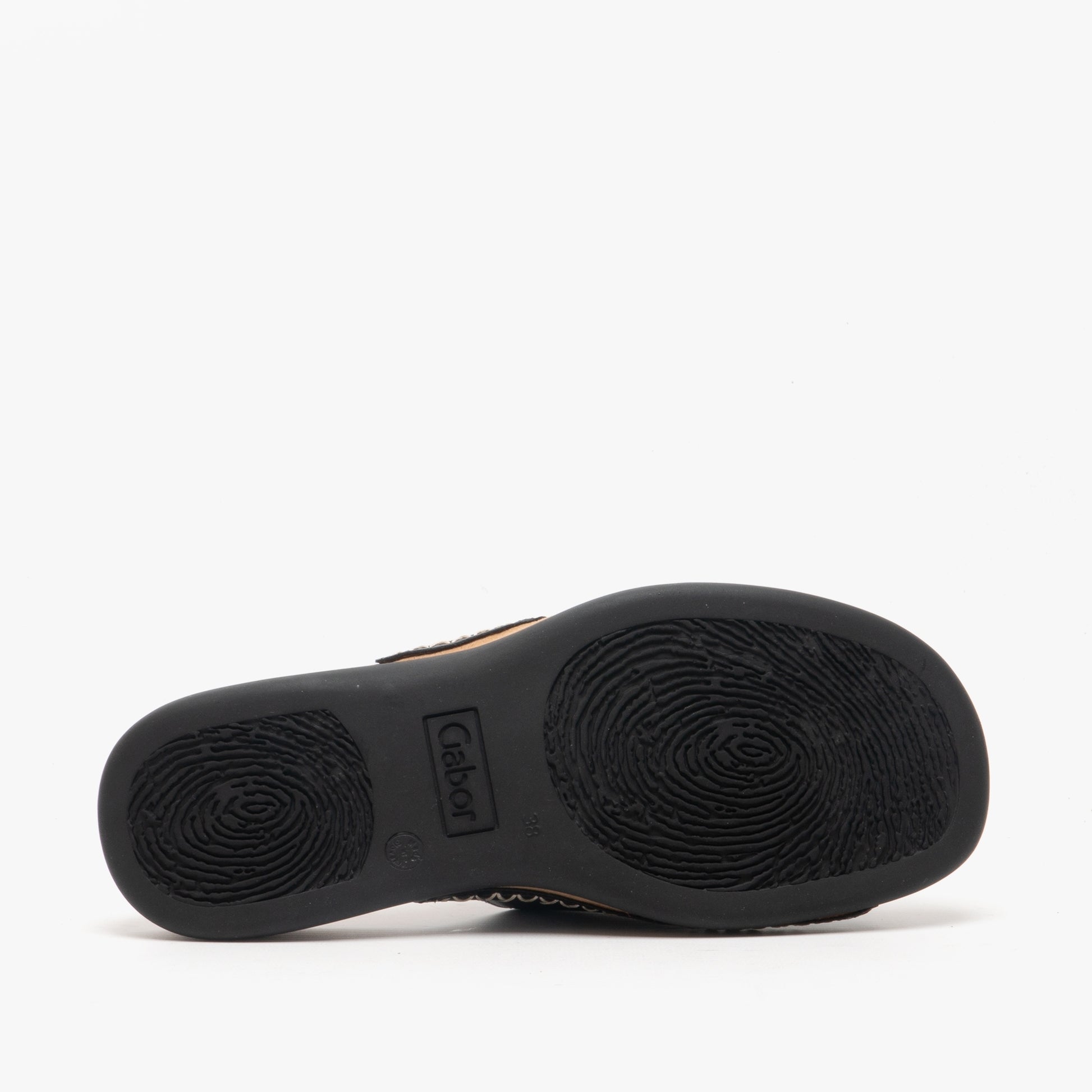 LANZAROTE Womens Leather Mule Sandals Black