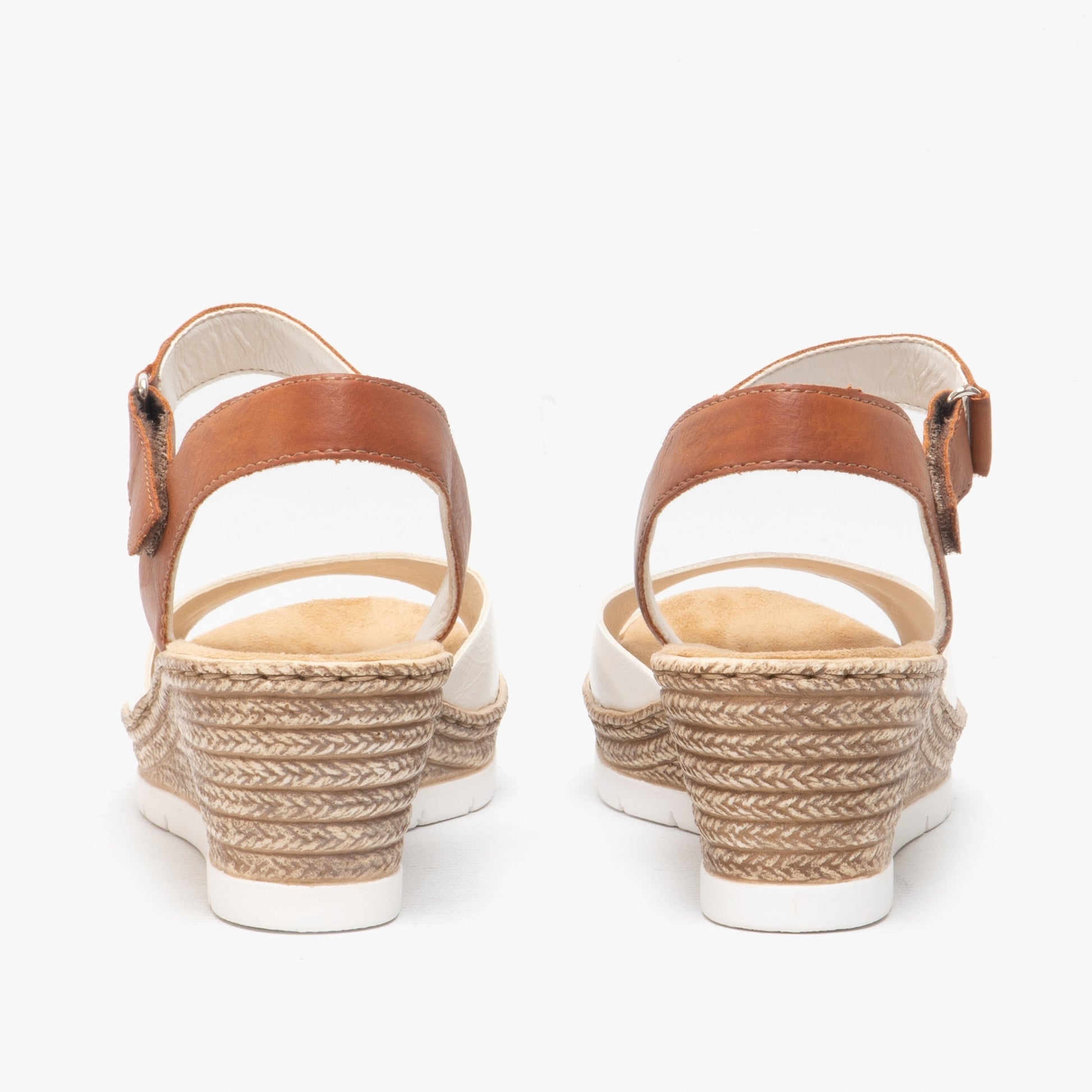 Rieker 61953-80 Womens Sandals White/Cayenne