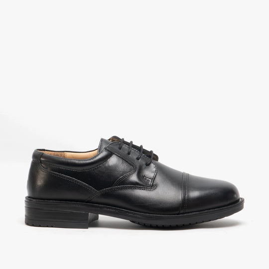 Roamers BARRETT Mens Brogue Derby Shoes Black
