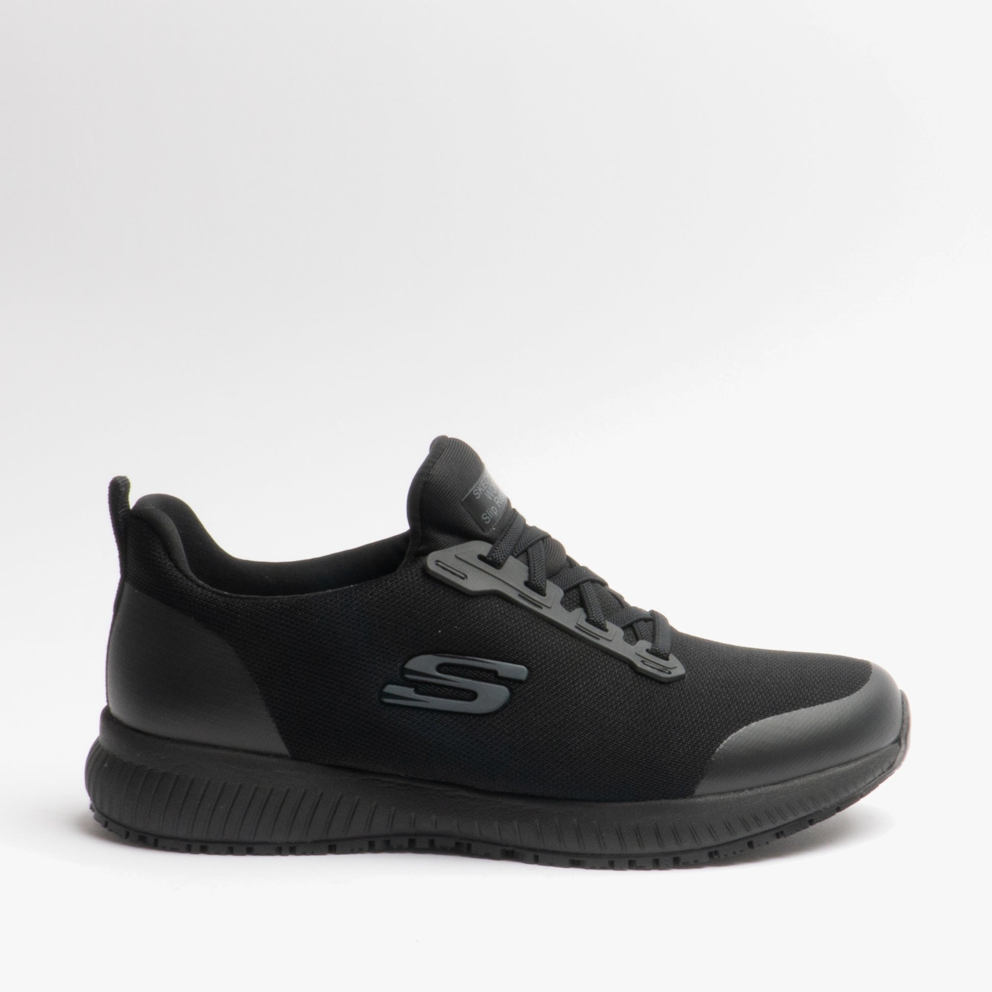 Skechers Work 77222EC SQUAD SR Womens Occupational Trainers Black