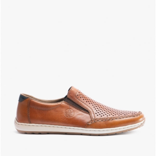 Rieker 08868-24 Mens Shoes Tan