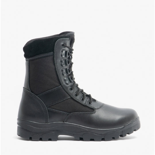 Grafters G-FORCE Unisex Thinsulate Leather Combat Boots Black
