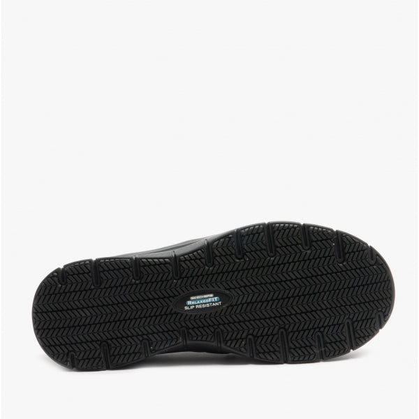 Skechers Work 77071EC FLEX ADVANTAGE- BRONWOOD SR Mens Occupational Shoes Black