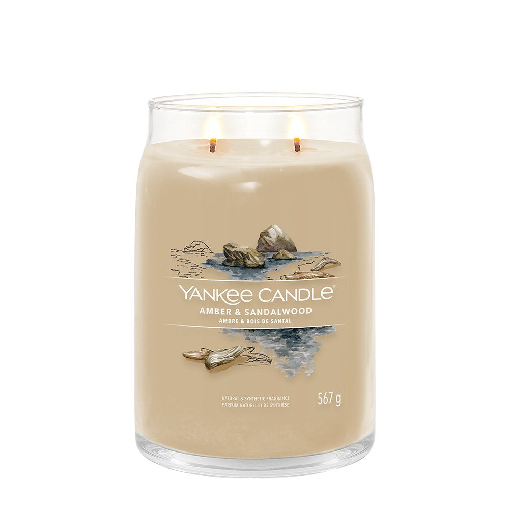 Amber & Sandalwood Signature Large Jar