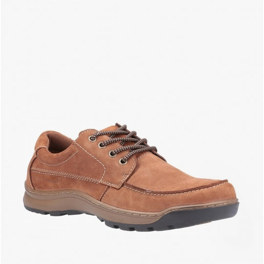 Hush Puppies TUCKER LACE Mens Nubuck Casual Shoes Tan