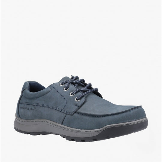 Hush Puppies TUCKER LACE Mens Nubuck Casual Shoes Navy