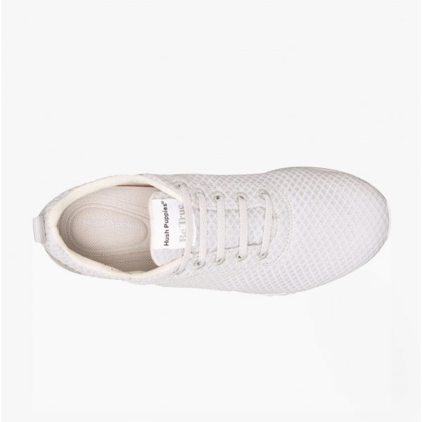 Hush Puppies GOOD Womens Recycled Mesh Casual Trainers Grey