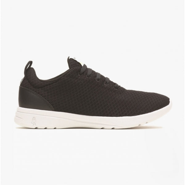 Hush Puppies GOOD Womens Recycled Mesh Casual Trainers Black