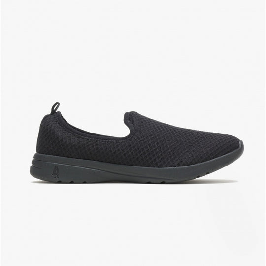 Hush Puppies GOOD Womens Recycled Mesh Slip-On Trainers Black