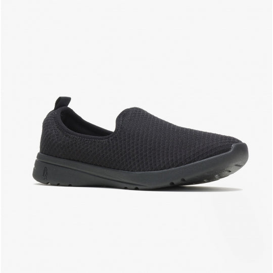 Hush Puppies GOOD Womens Recycled Mesh Slip-On Trainers Black