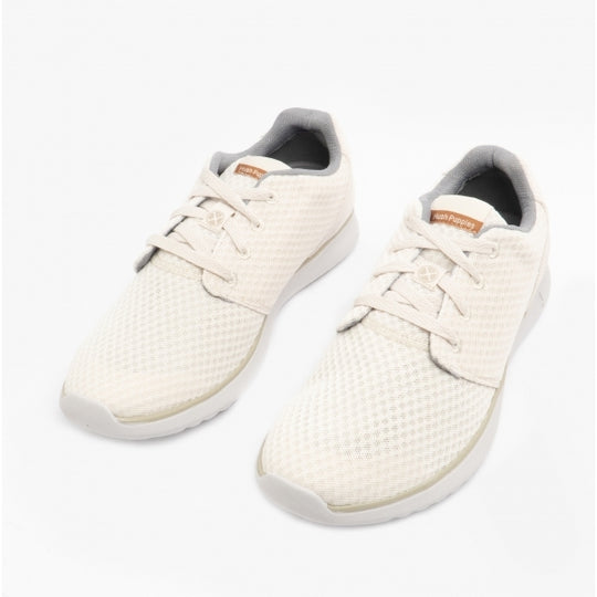 Hush Puppies GOOD Mens Recycled Trainers White