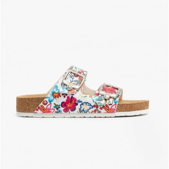 Rieker 69384 Womens Sliders Multi Floral