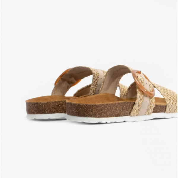 Rieker V8091-60 Womens Sandals Beige