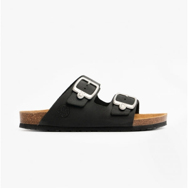 Rieker V8084-00 Womens Sandals Black