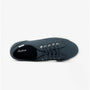 Barbour SEAHOLLY Womens Casual Trainers Navy top view showing lace-up design and lightweight cotton upper.