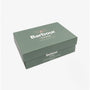 Barbour SEAHOLLY Womens Casual Trainers Navy shoe box front view with Barbour logo.