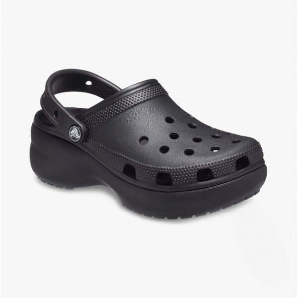 Crocs 206750-001 CLASSIC PLATFORM CLOG Womens Clogs Black