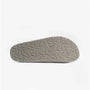 Barbour ELLIS Womens Suede Mule Slippers Grey sole view showing the textured pattern for grip.
