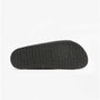 Barbour EDDIE Mens Suede Mule Slippers Dark Grey bottom view showing textured sole with branding details.