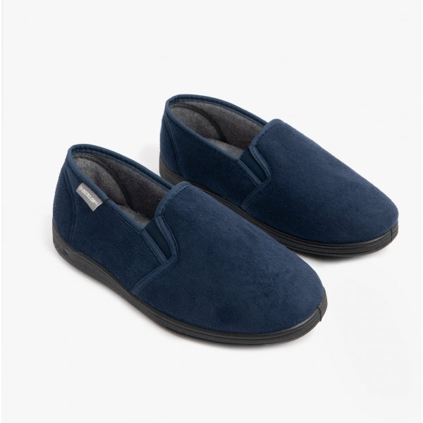 Dunlop JETHRO Mens Full Slippers Blue