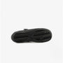 Hush Puppies AMBER JUNIOR Girls Leather School Shoes Black bottom view showing rubber sole details.