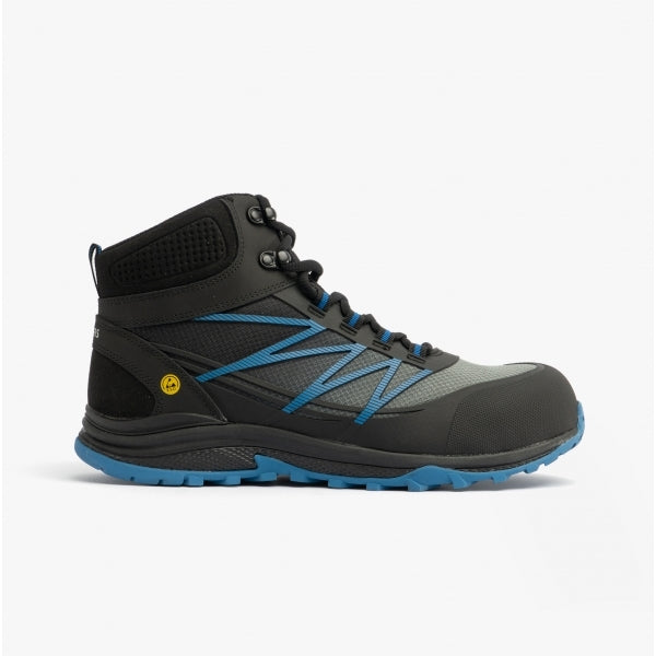 Skechers Work 200047EC PUXAL - FIRMLE Mens Safety Boots Black Blue