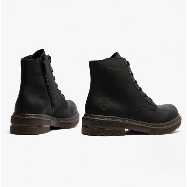 Rieker 78240-00 Womens Ankle Boots Black