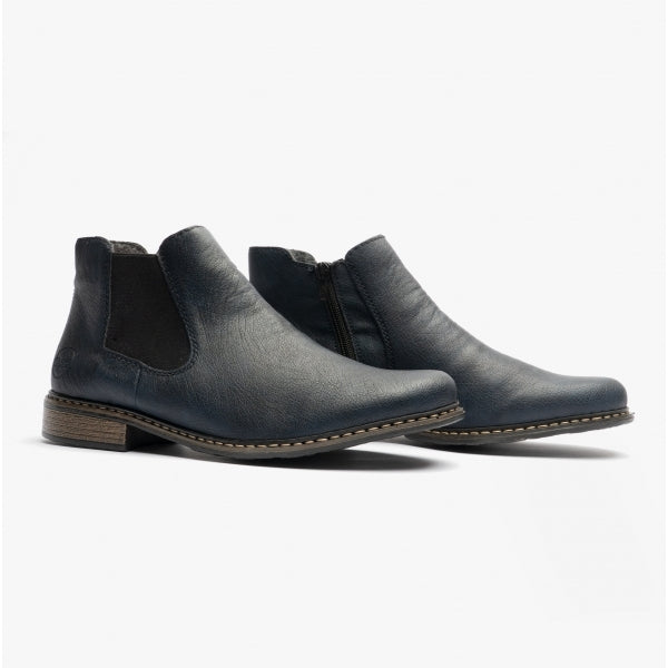 Rieker Z4994-14 Womens Chelsea Boots Blue